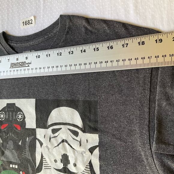 Star Wars Men’s Short Sleeve T-shirt size L, Gray , Cool Graphic - Picture 2 of 7